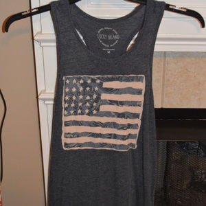 Lucky Brand Flag Tank Top